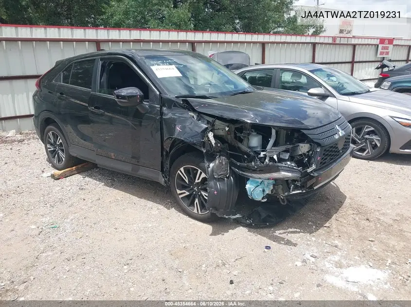 2026 Mitsubishi Eclipse Cross Black Edition S-Awc/Se S-Awc/Sel S-Awc VIN: JA4ATWAA2TZ019231 Lot: 45354664