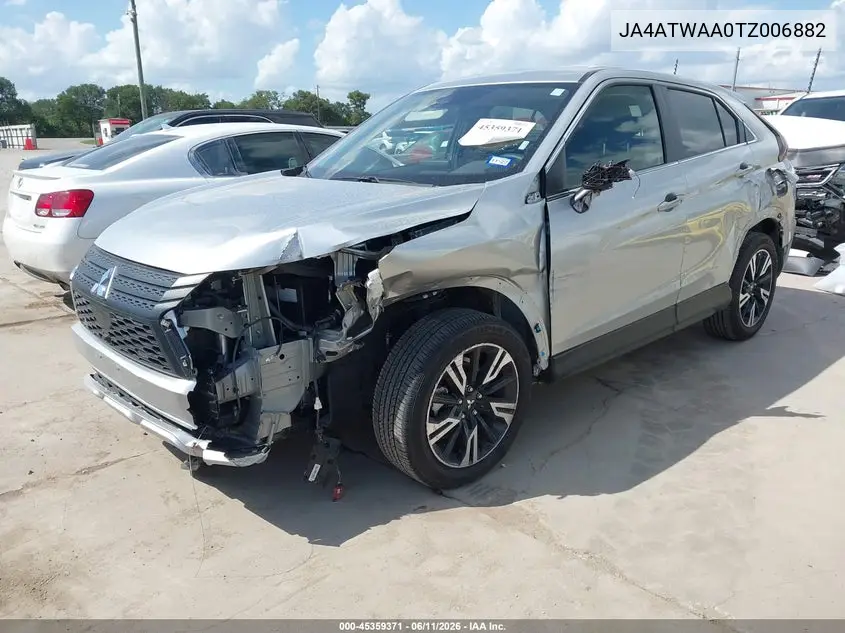 2026 Mitsubishi Eclipse Cross Black Edition S-Awc/Se S-Awc/Sel S-Awc VIN: JA4ATWAA0TZ006882 Lot: 45359371