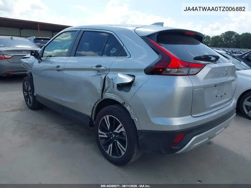 2026 Mitsubishi Eclipse Cross Black Edition S-Awc/Se S-Awc/Sel S-Awc VIN: JA4ATWAA0TZ006882 Lot: 45359371