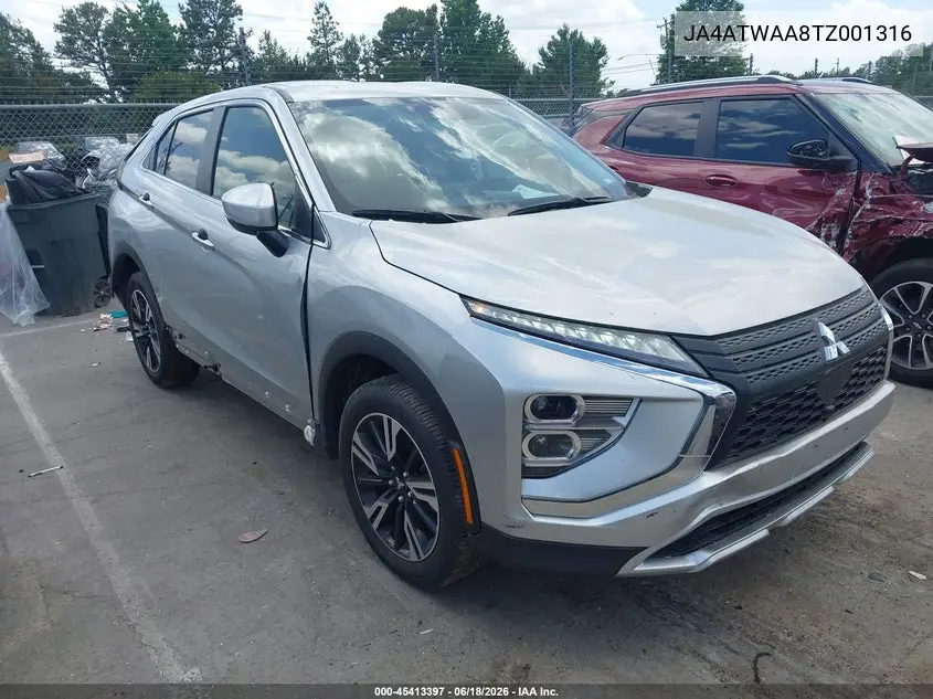 2026 Mitsubishi Eclipse Cross Black Edition S-Awc/Se S-Awc/Sel S-Awc VIN: JA4ATWAA8TZ001316 Lot: 45413397