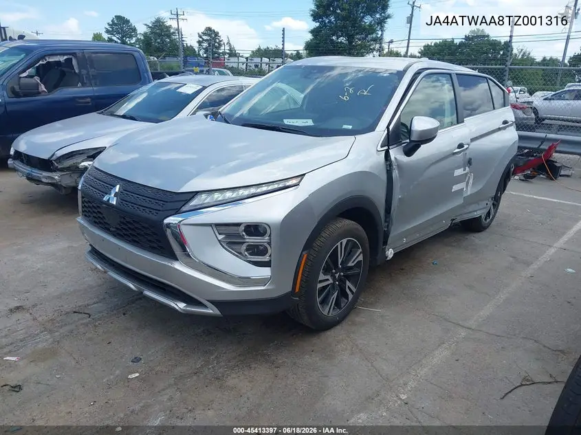 2026 Mitsubishi Eclipse Cross Black Edition S-Awc/Se S-Awc/Sel S-Awc VIN: JA4ATWAA8TZ001316 Lot: 45413397