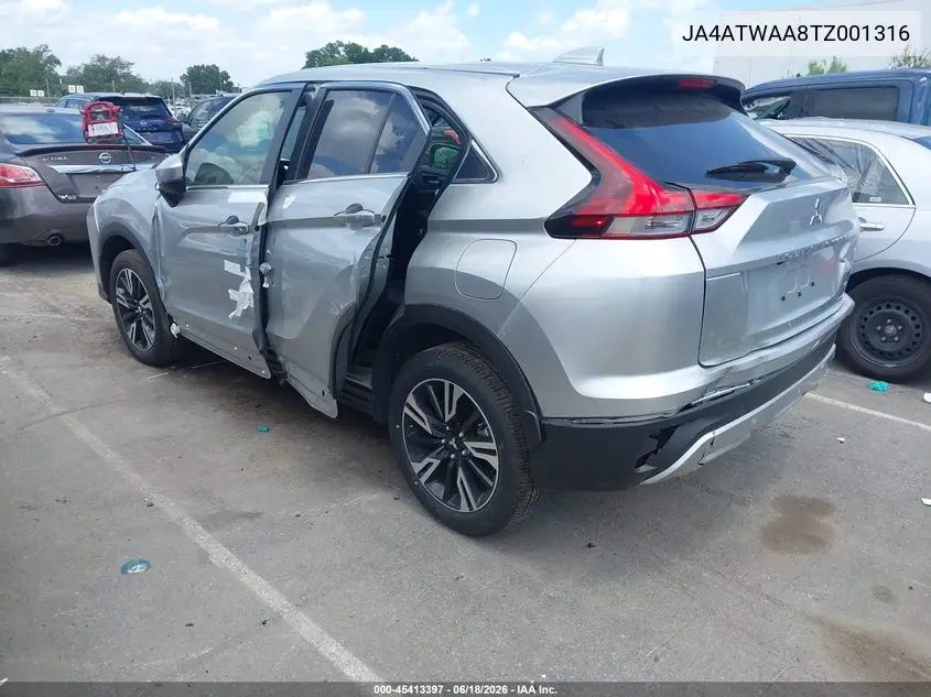 2026 Mitsubishi Eclipse Cross Black Edition S-Awc/Se S-Awc/Sel S-Awc VIN: JA4ATWAA8TZ001316 Lot: 45413397