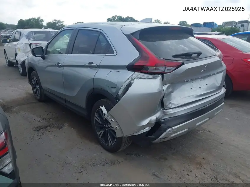 2026 Mitsubishi Eclipse Cross Black Edition S-Awc/Se S-Awc/Sel S-Awc VIN: JA4ATWAAXTZ025925 Lot: 45419792