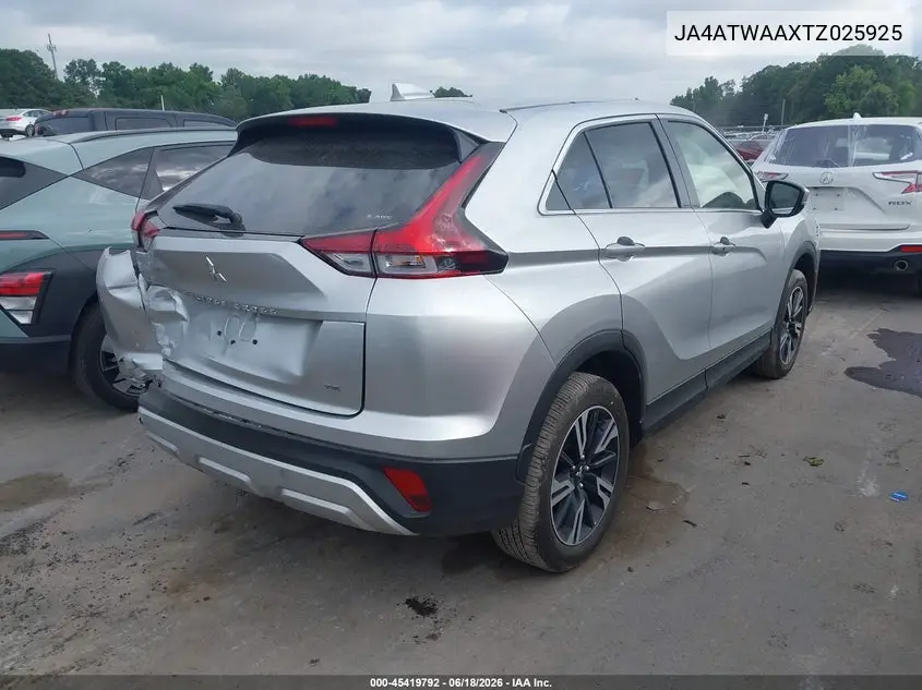 2026 Mitsubishi Eclipse Cross Black Edition S-Awc/Se S-Awc/Sel S-Awc VIN: JA4ATWAAXTZ025925 Lot: 45419792