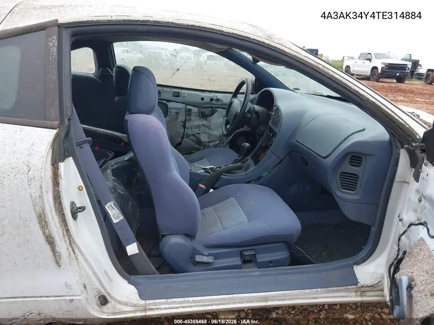 1996 Mitsubishi Eclipse Rs VIN: 4A3AK34Y4TE314884 Lot: 45388468