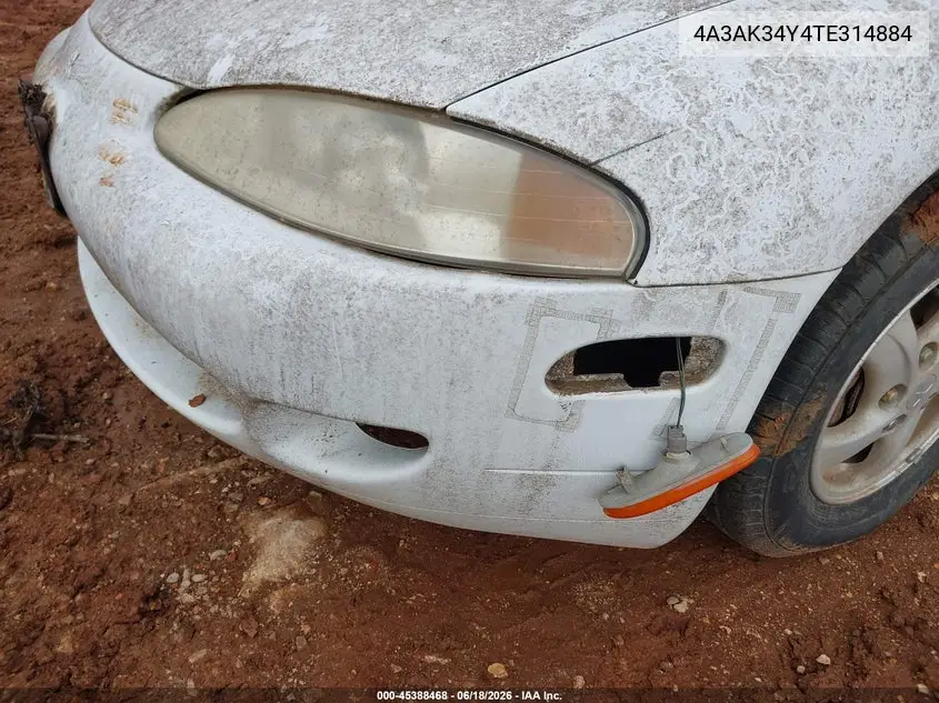 1996 Mitsubishi Eclipse Rs VIN: 4A3AK34Y4TE314884 Lot: 45388468