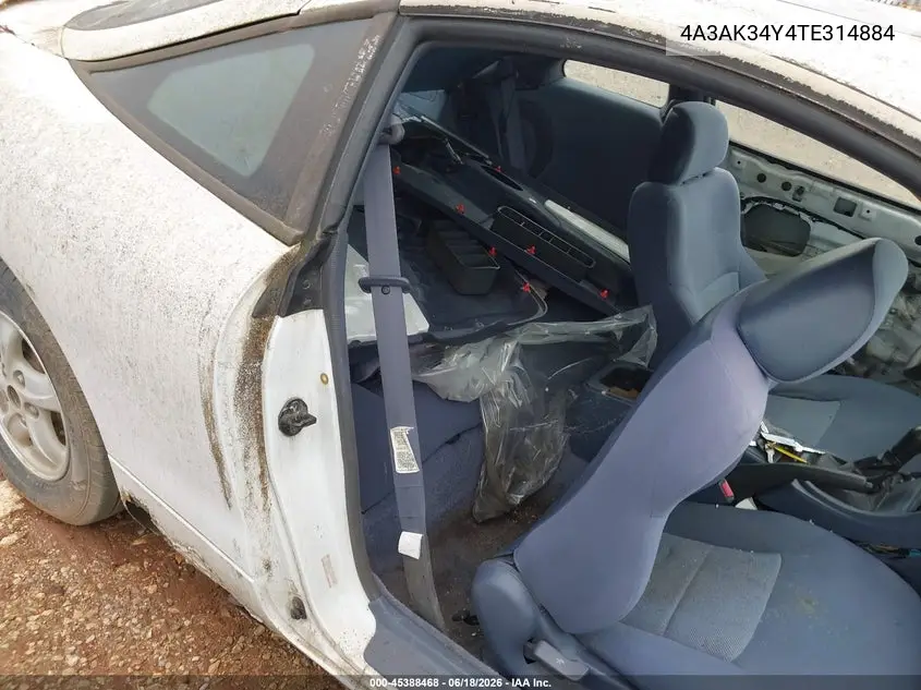 1996 Mitsubishi Eclipse Rs VIN: 4A3AK34Y4TE314884 Lot: 45388468
