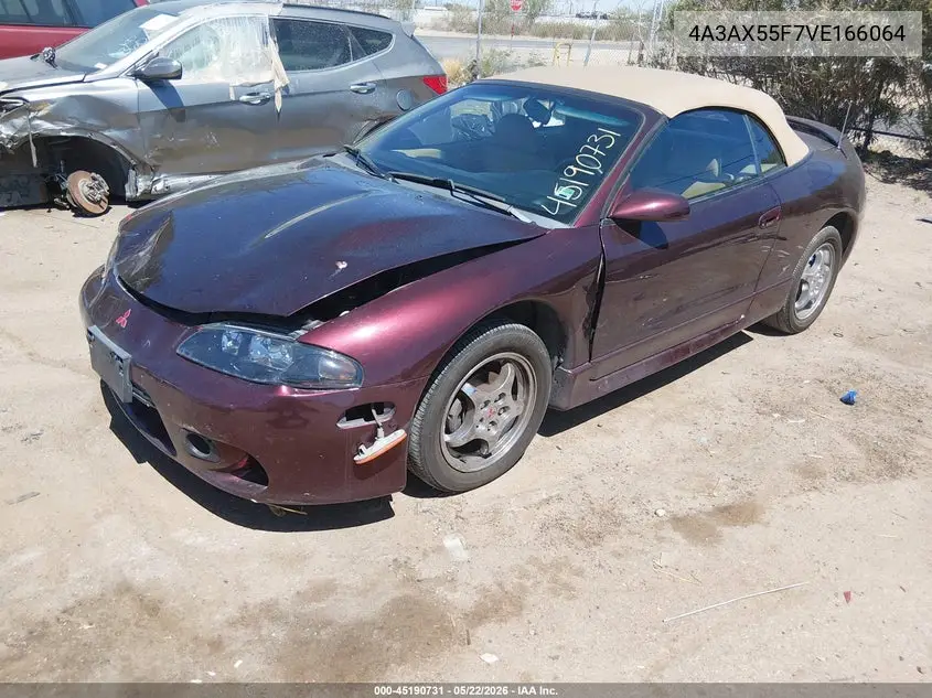 1997 Mitsubishi Eclipse Spyder Gs-T VIN: 4A3AX55F7VE166064 Lot: 45190731