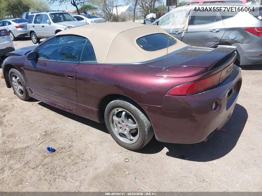 1997 Mitsubishi Eclipse Spyder Gs-T VIN: 4A3AX55F7VE166064 Lot: 45190731