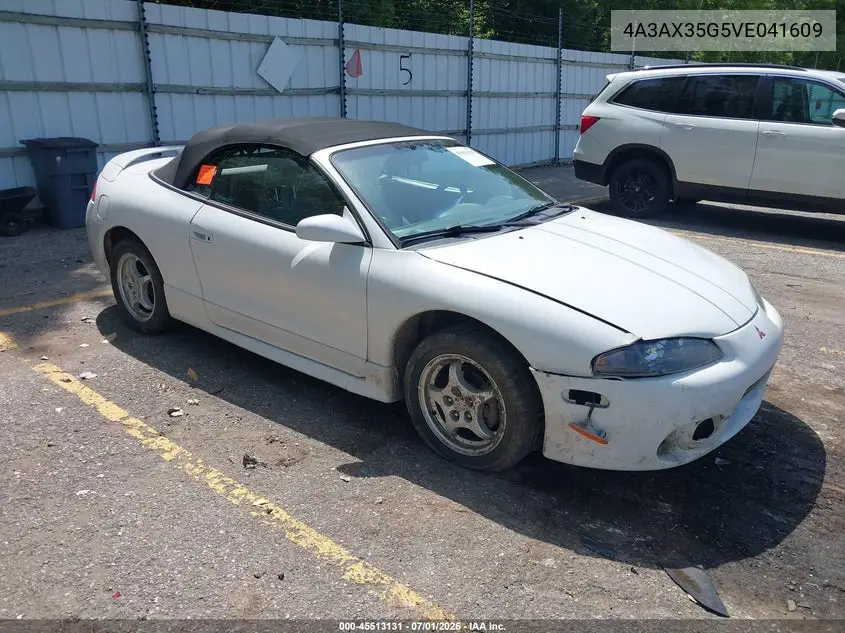 1997 Mitsubishi Eclipse Spyder Gs VIN: 4A3AX35G5VE041609 Lot: 45513131