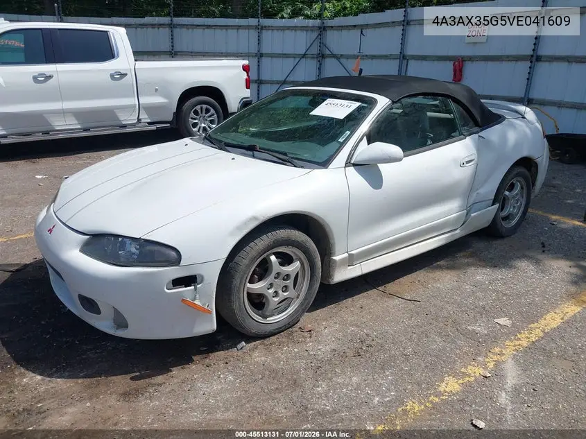 1997 Mitsubishi Eclipse Spyder Gs VIN: 4A3AX35G5VE041609 Lot: 45513131