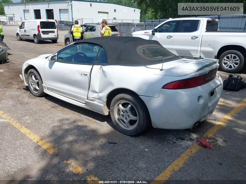 1997 Mitsubishi Eclipse Spyder Gs VIN: 4A3AX35G5VE041609 Lot: 45513131