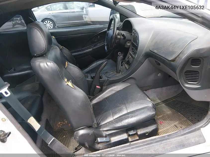 1999 Mitsubishi Eclipse Gs VIN: 4A3AK44Y1XE105632 Lot: 45660790