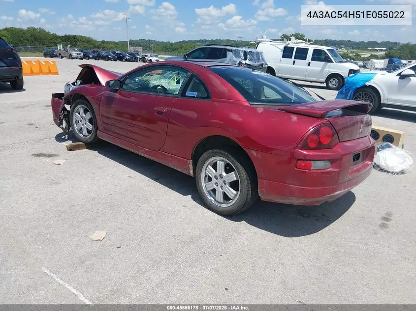 2001 Mitsubishi Eclipse Gt VIN: 4A3AC54H51E055022 Lot: 45556178