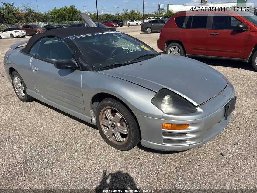 2001 Mitsubishi Eclipse Spyder Gt VIN: 4A3AE85H81E112159 Lot: 45607707