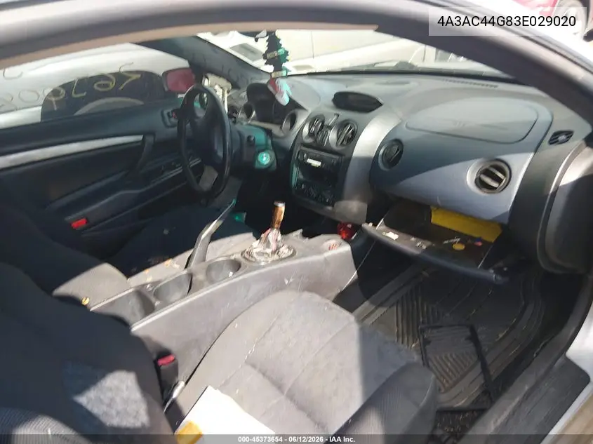 2003 Mitsubishi Eclipse Gs VIN: 4A3AC44G83E029020 Lot: 45373654