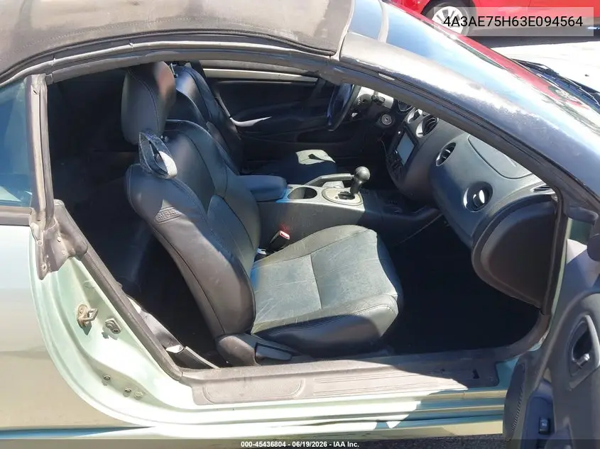 2003 Mitsubishi Eclipse Spyder Gts VIN: 4A3AE75H63E094564 Lot: 45436804