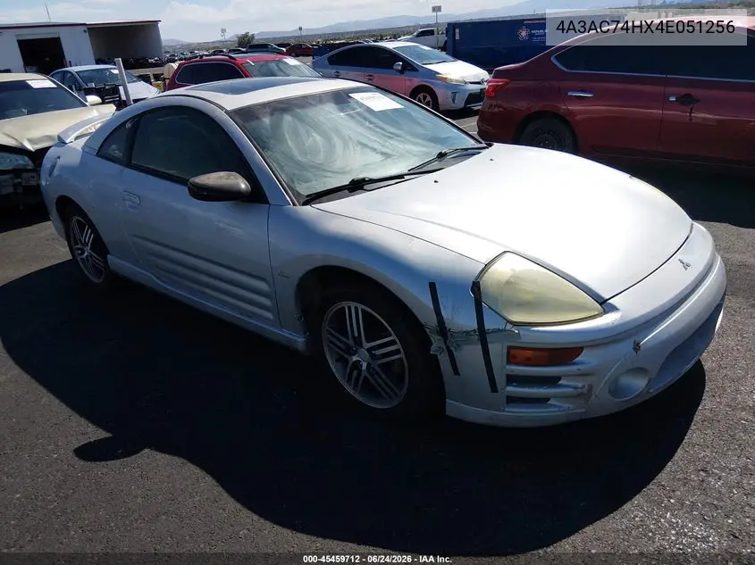 2004 Mitsubishi Eclipse Gts VIN: 4A3AC74HX4E051256 Lot: 45459712