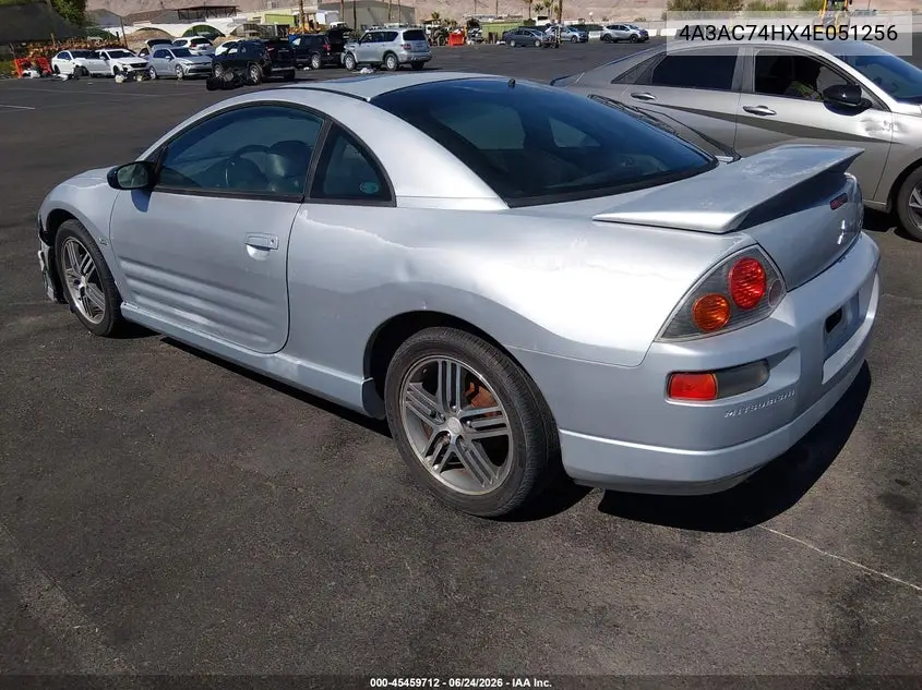 2004 Mitsubishi Eclipse Gts VIN: 4A3AC74HX4E051256 Lot: 45459712