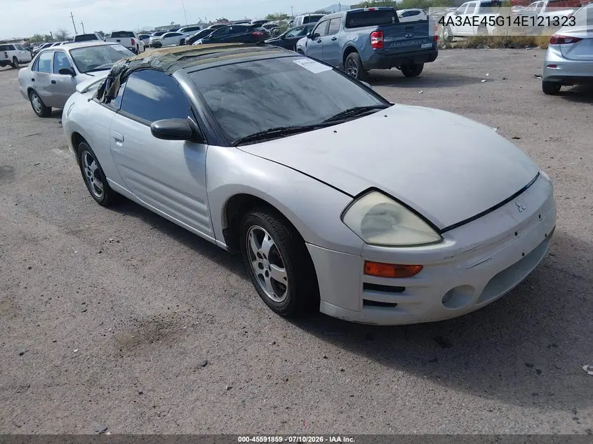 2004 Mitsubishi Eclipse Spyder Gs VIN: 4A3AE45G14E121323 Lot: 45591859