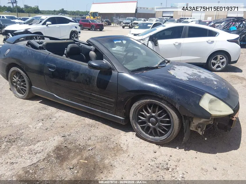 2005 Mitsubishi Eclipse Spyder Gts VIN: 4A3AE75H15E019371 Lot: 45279732