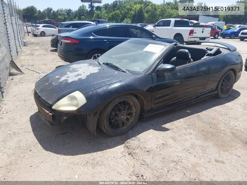 2005 Mitsubishi Eclipse Spyder Gts VIN: 4A3AE75H15E019371 Lot: 45279732