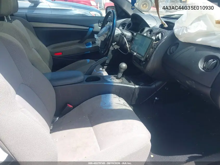 2005 Mitsubishi Eclipse Gs VIN: 4A3AC44G35E010930 Lot: 45379749