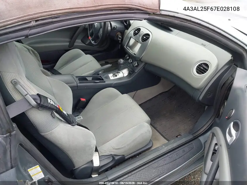 2007 Mitsubishi Eclipse Spyder Gs VIN: 4A3AL25F67E028108 Lot: 45378618