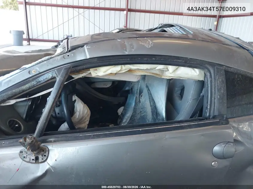 2007 Mitsubishi Eclipse Gt VIN: 4A3AK34T57E009310 Lot: 45520703