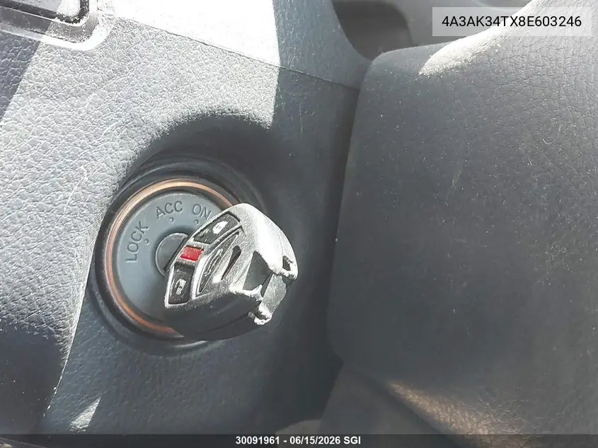2008 Mitsubishi Eclipse Gt VIN: 4A3AK34TX8E603246 Lot: 30091961