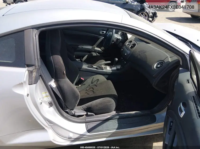 2008 Mitsubishi Eclipse Gs VIN: 4A3AK24FX8E041708 Lot: 45490535