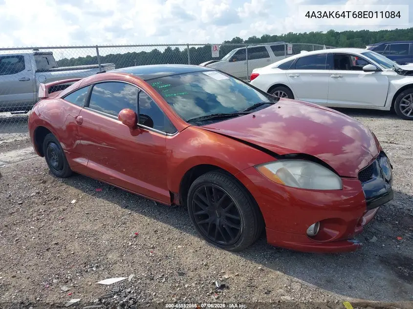 2008 Mitsubishi Eclipse Se V6 VIN: 4A3AK64T68E011084 Lot: 45552065