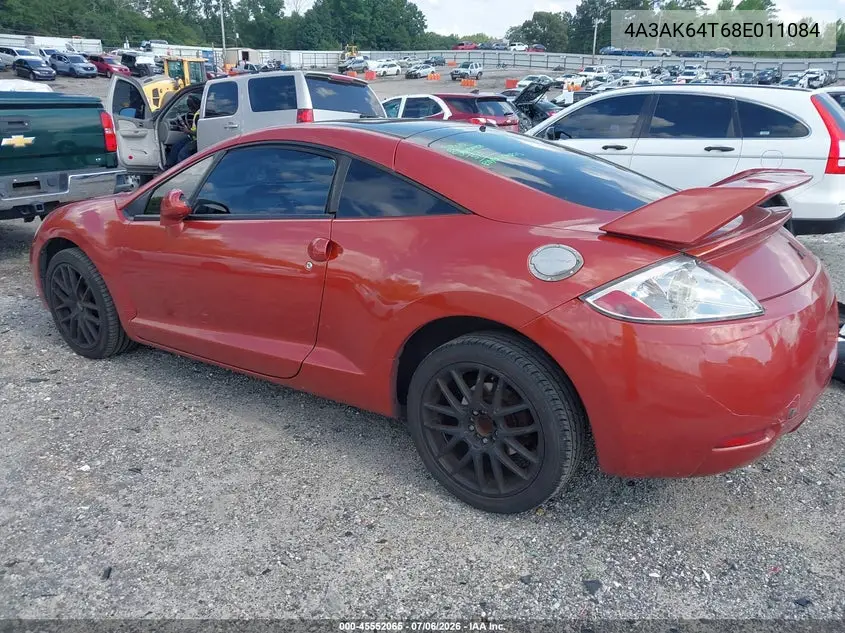 2008 Mitsubishi Eclipse Se V6 VIN: 4A3AK64T68E011084 Lot: 45552065