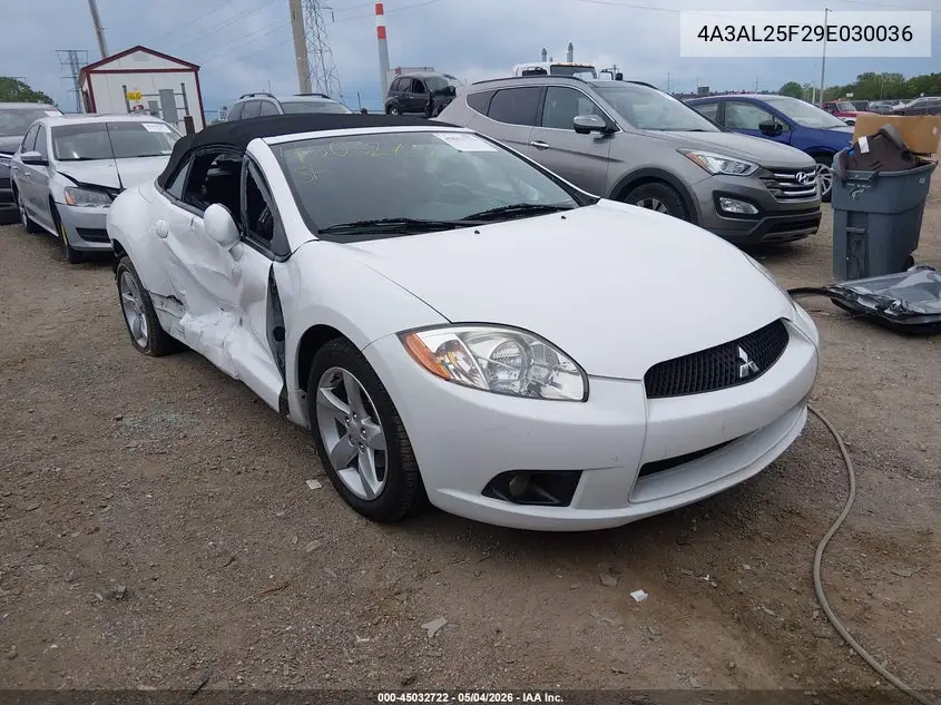2009 Mitsubishi Eclipse Spyder Gs VIN: 4A3AL25F29E030036 Lot: 45032722