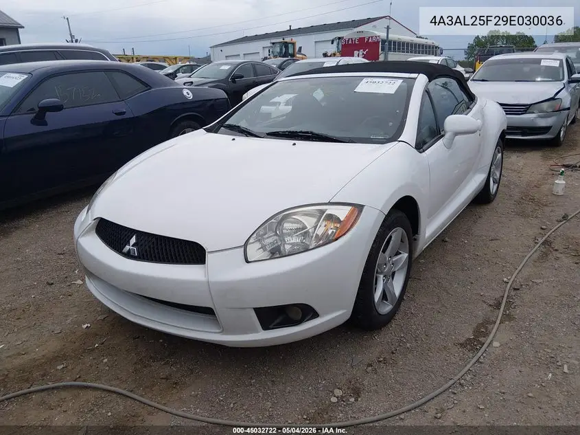 2009 Mitsubishi Eclipse Spyder Gs VIN: 4A3AL25F29E030036 Lot: 45032722