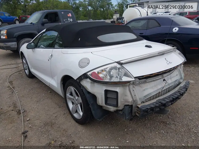 2009 Mitsubishi Eclipse Spyder Gs VIN: 4A3AL25F29E030036 Lot: 45032722