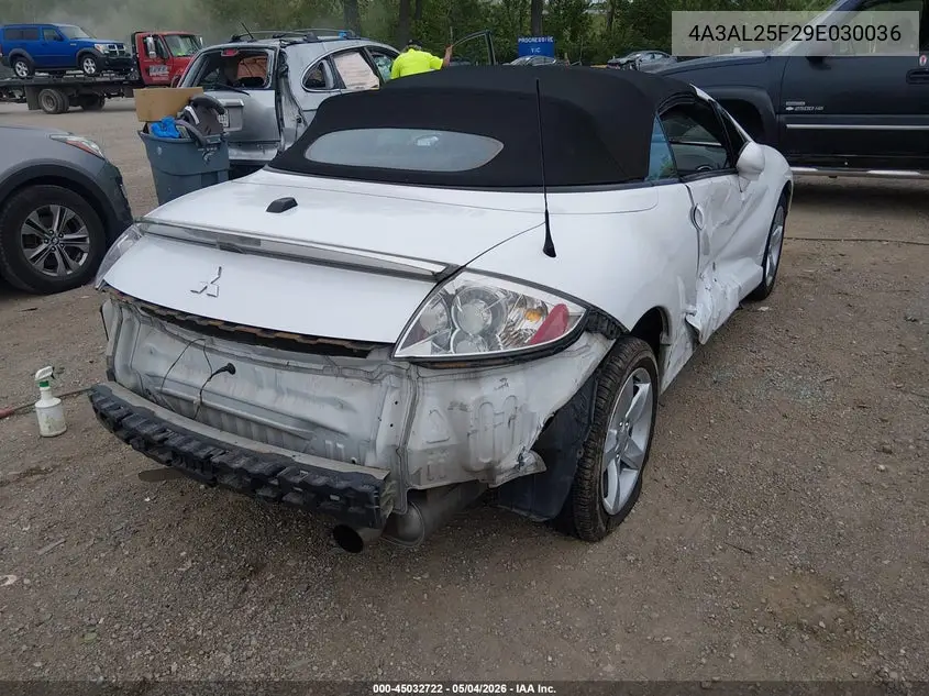 2009 Mitsubishi Eclipse Spyder Gs VIN: 4A3AL25F29E030036 Lot: 45032722