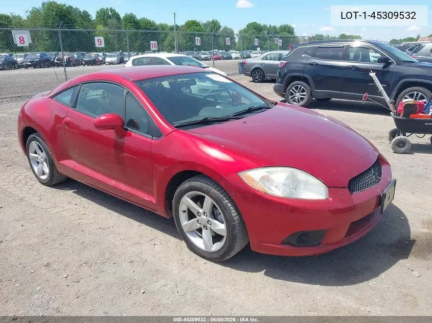 2009 Mitsubishi Eclipse Gs VIN: 4A3AK24F59E021853 Lot: 45309532