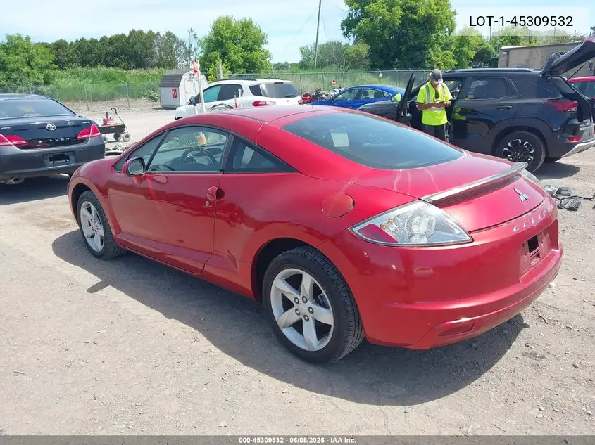 2009 Mitsubishi Eclipse Gs VIN: 4A3AK24F59E021853 Lot: 45309532