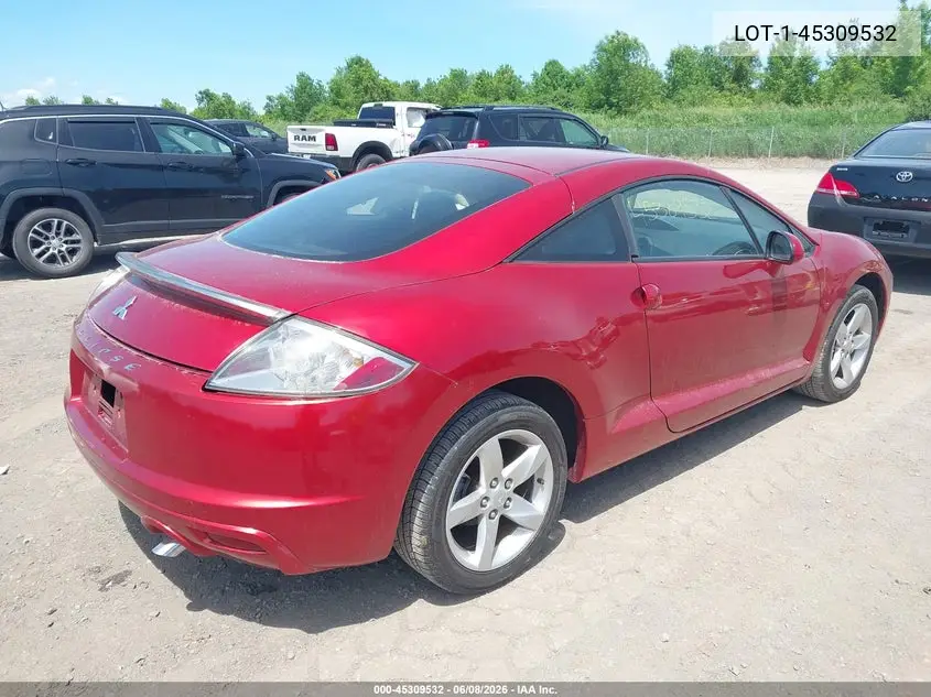 2009 Mitsubishi Eclipse Gs VIN: 4A3AK24F59E021853 Lot: 45309532