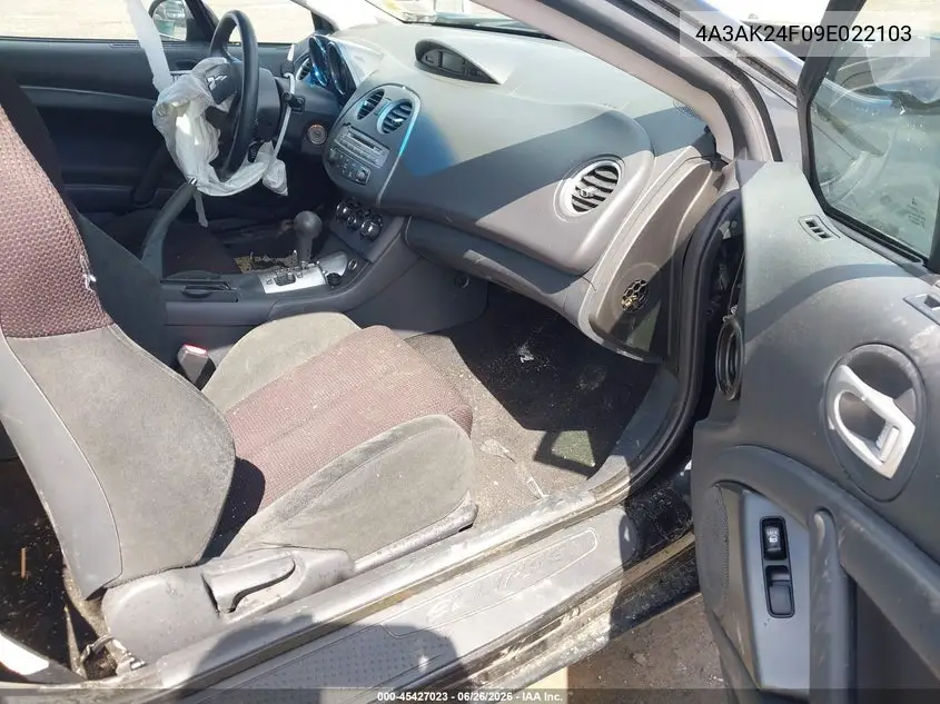 2009 Mitsubishi Eclipse Gs VIN: 4A3AK24F09E022103 Lot: 45427023