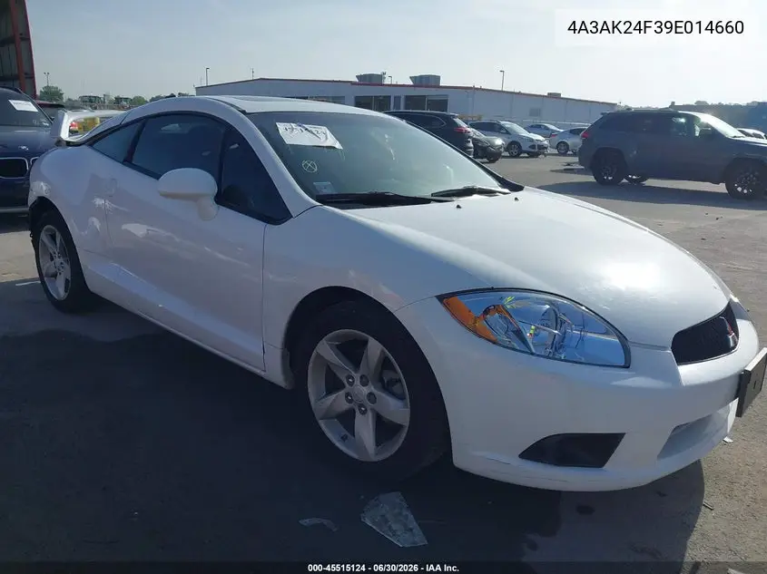 2009 Mitsubishi Eclipse Gs VIN: 4A3AK24F39E014660 Lot: 45515124