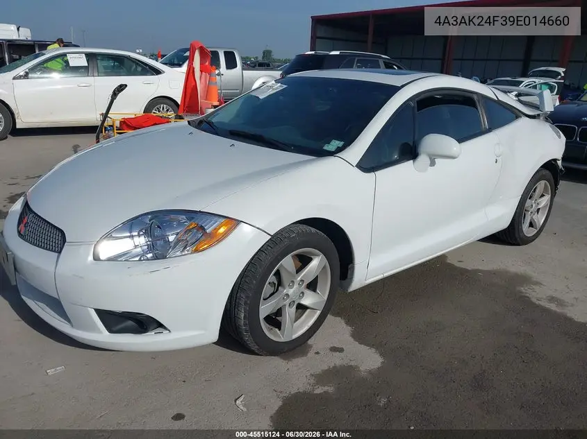 2009 Mitsubishi Eclipse Gs VIN: 4A3AK24F39E014660 Lot: 45515124