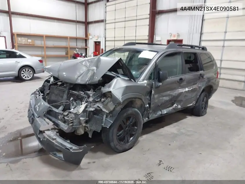 2004 Mitsubishi Endeavor Ls VIN: 4A4MN21SX4E090581 Lot: 43738544