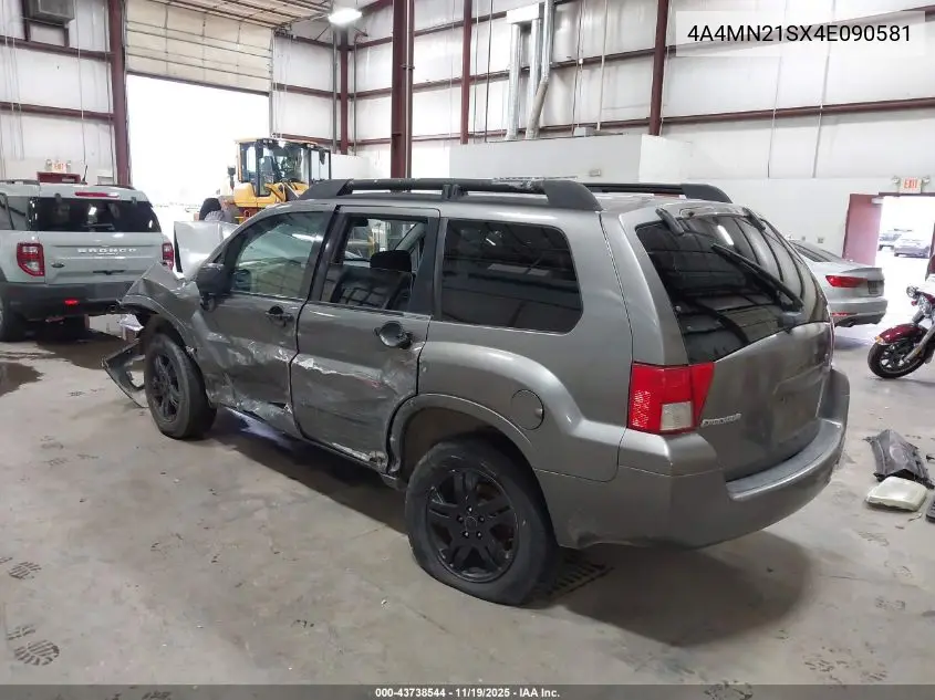 2004 Mitsubishi Endeavor Ls VIN: 4A4MN21SX4E090581 Lot: 43738544