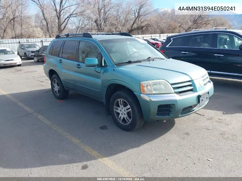 2004 Mitsubishi Endeavor Xls VIN: 4A4MN31S94E050241 Lot: 43974925