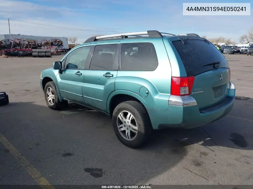 2004 Mitsubishi Endeavor Xls VIN: 4A4MN31S94E050241 Lot: 43974925