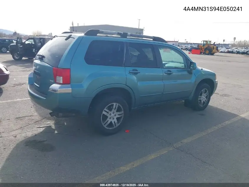 2004 Mitsubishi Endeavor Xls VIN: 4A4MN31S94E050241 Lot: 43974925