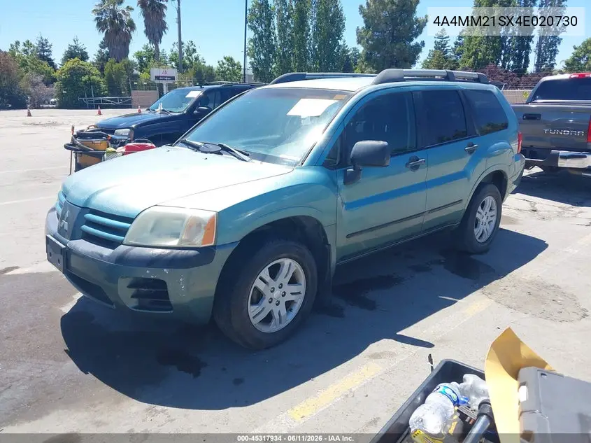 2004 Mitsubishi Endeavor Ls VIN: 4A4MM21SX4E020730 Lot: 45317934