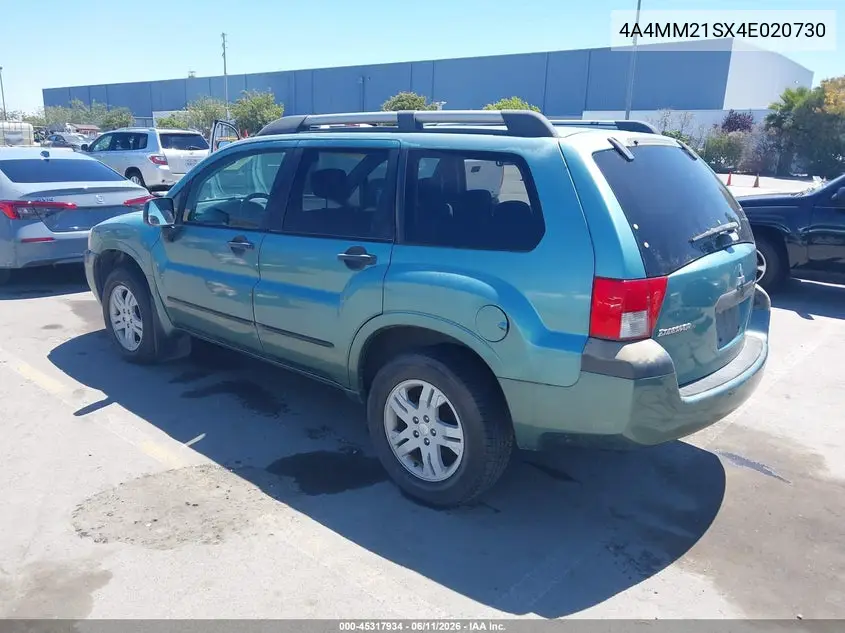 2004 Mitsubishi Endeavor Ls VIN: 4A4MM21SX4E020730 Lot: 45317934